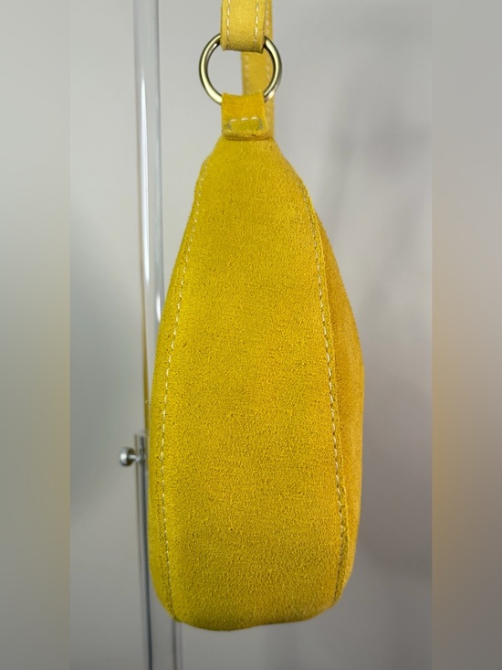 Portland Leather Nora Classic Shoulder Bag Hello Yellow NWOT - Picture 11 of 17